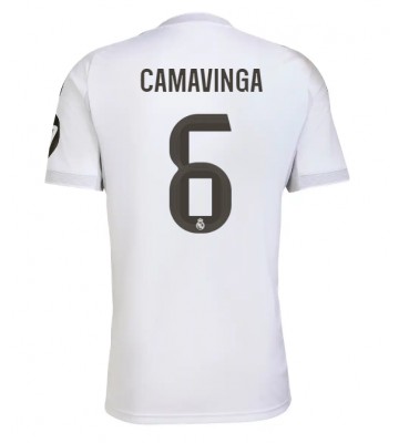 Real Madrid Eduardo Camavinga #6 Hjemmebanetrøje 2025-26 Kortærmet